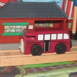 Thomas Wooden Railway Train Engine Track Bertie Bus